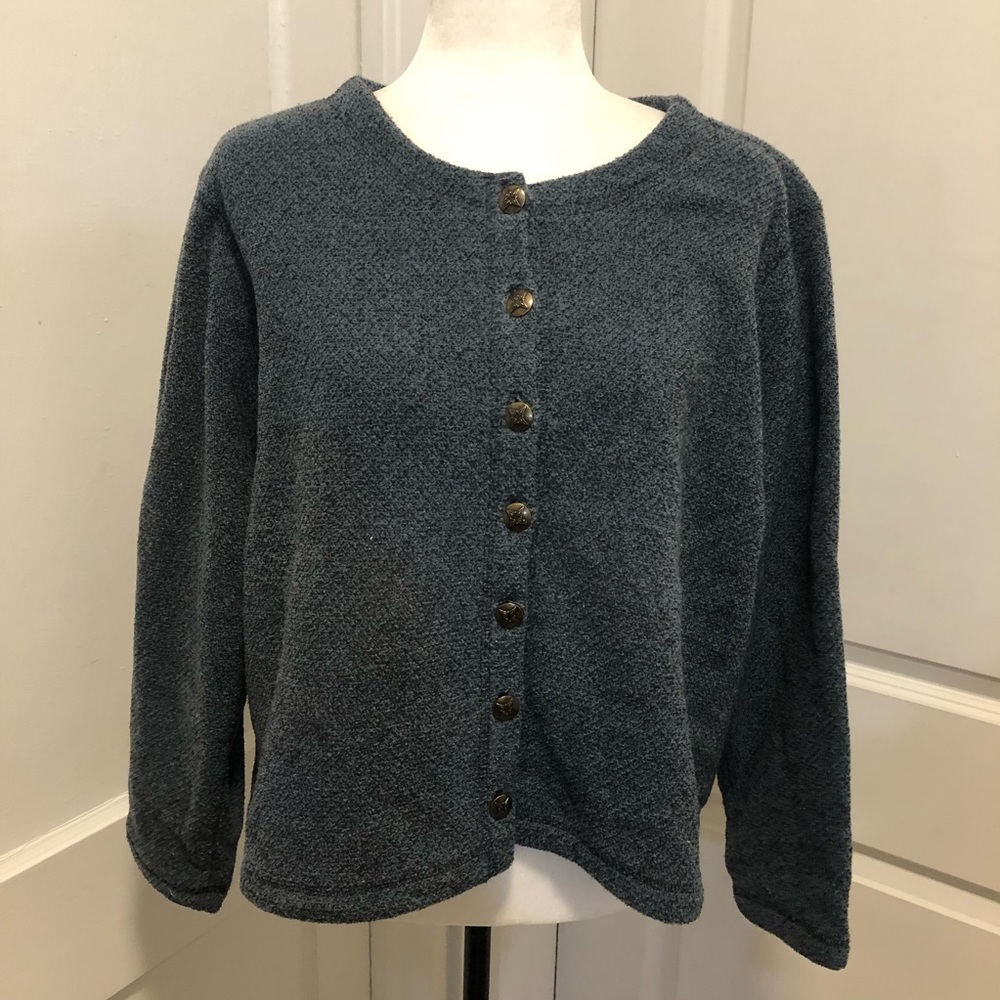 Ll Bean button down cardigan size large